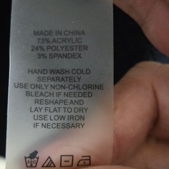 Vince Camuto Whiskey Weather Novelty Pullover Oversized Sweater Size M - Picture 6 of 6